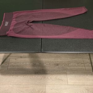 Victoria's Secret Pink Maroon Women's Leggings Size S
